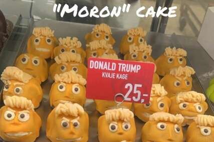 Danci prodaju kolače "Donald Trump - moron"