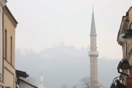 Zbog pogoršanja kvaliteta zraka proglašeno 'Upozorenje' za veći dio Kantona Sarajevo