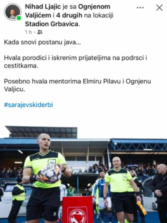 FOTO: SCREENSHOT/FACEBOOK/NIHADLJAJIC