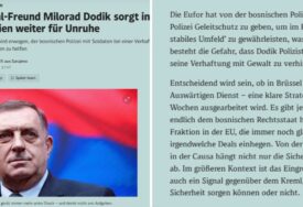 Der Standard: EUFOR nije primio zahtjev za pružanje policijske zaštite prilikom hapšenja Milorada Dodika