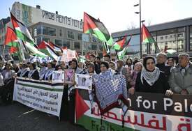 Protesti podrške Palestini širom Evrope: Masovno okupljanje u Berlinu (FOTO)