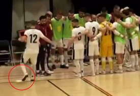 Englez na futsalu bacio i nogom udario zastavicu BiH: Nisam mislio ništa loše