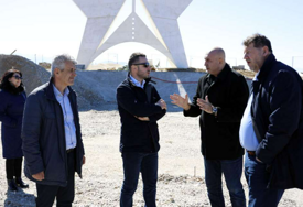 Efendić i Osmanović obišli radove na Memorijalnom kompleksu Žuč (VIDEO)