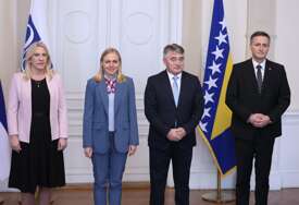 Predsjedavajuća OSCE-a Elina Valtonen dočekana u Predsjedništvu BiH (FOTO)