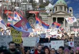 Pratimo proteste u Beogradu: Studenti iz više mjesta u Srbiji stigli u Beograd
