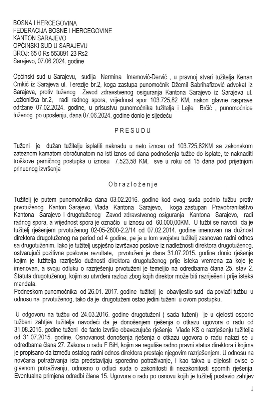 FOTO: USTUPLJENO BOSNAINFO