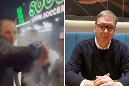 VIDEO Vučićev čovjek zasut jajima i poliven. Vučić: 13 godina nisam bio ovako bijesan