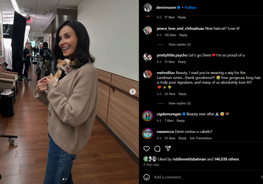 FOTO: SCREENSHOT / INSTAGRAM / DEMI MOORE