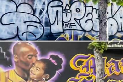 Poznati mural s Kobeom je uništen. Dončić je platio njegovu obnovu