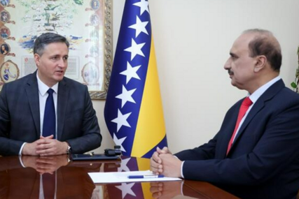 BEĆIROVIĆ RAZGOVARAO S AMBASADOROM PAKISTANA: Podrška suverenitetu i mirnom rješavanju sporova