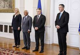 Komšić i Cvijanović nakon sastanka sa Costom: "Vrijeme da BiH od Dejtona krene ka Briselu"