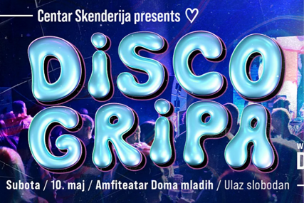 Nova Disco Gripa u Domu mladih: Poslije prvomajskih, stižu disco praznici!