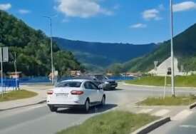 Divlja vožnja stranih vozača kod Zenice (VIDEO)