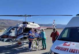Hitna evakuacija iz Foče: Pacijent helikopterom prevezen u Banja Luku