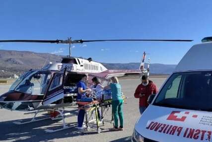 Hitna evakuacija iz Foče: Pacijent helikopterom prevezen u Banja Luku