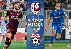 Određena službena lica za prvi susret finala Kupa Bosne i Hercegovine