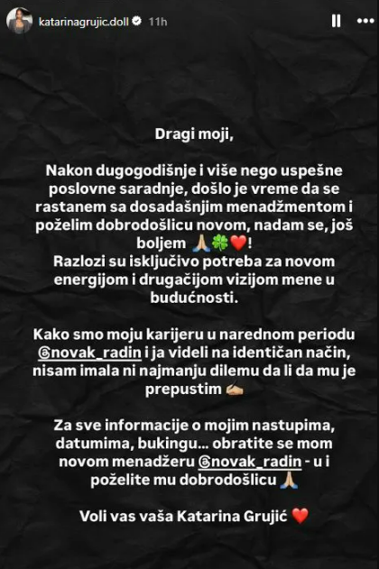 FOTO: INSTAGRAM/KATARINAGRUJIC.DOLL