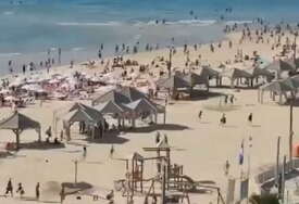 Huti ispalili raketu na Izrael, ljudi panično bježe sa plaže u Tel Avivu (VIDEO)