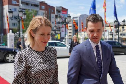 Kallas: Sjeverna Makedonija pripada Evropi; Mickoski: Dosta je blokada