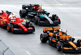 POSTIŽU ZAVIDNU BRZINU Formula 1 predstavila bolide od lego kockica u prirodnoj veličini!