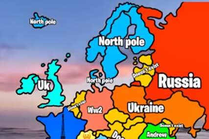 Mapa koja pokazuje kako Amerikanci vide Evropu razbjesnela Balkance i to s razlogom