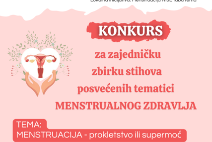 Pokrenuta inicijativa 'Menstruacija nije tabu tema' i raspisan pjesnički konkurs