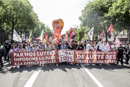 Za Prvi maj u Francuskoj protestovalo oko 300.000 ljudi