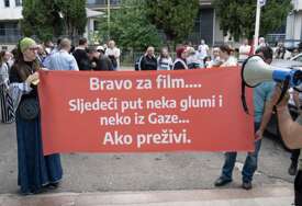 Građani protestovali protiv prikazivanja izraelskih filmova u Podgorici