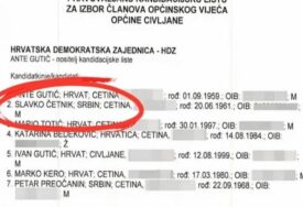 Srbin Četnik kandidat HDZ-a na izborima