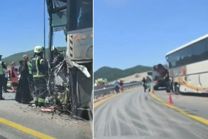 Više povrijeđenih u sudaru dva autobusa na autocesti kod Splita