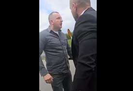 (VIDEO) Sukob pratnje premijera i predsjednika Srbije na putu ka Nišu
