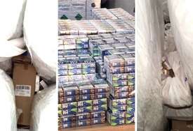 FOTO Pogledajte zapljenu cigareta na hrvatsko-srpskoj granici