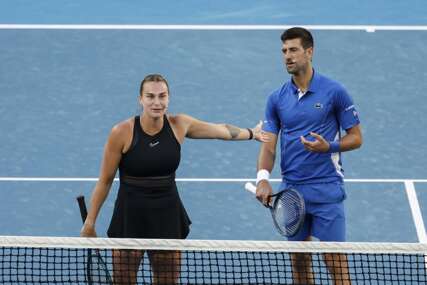 Đoković i Sabalenka zajedno treniraju pred početak Wimbledona (VIDEO)