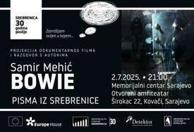 Projekcija dokumentarca "Samir Mehić Bowie - Pisma iz Srebrenice" početkom jula u Sarajevu i Briselu