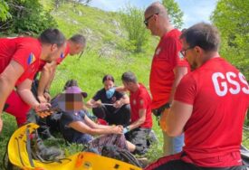 Tokom pokazne vježbe dobili poziv: Članovi GSS-a spasili državljanku Švajcarske na Trebeviću