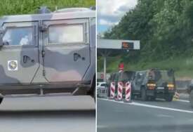 U Sarajevo ušao konvoj vojnih vozila EUFOR-a