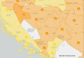 Narandžasto upozorenje za BiH: Opasno visoke temperature...