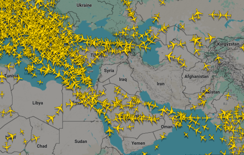 FOTO: FLIGHTRADAR24 / SCREENSHOT
