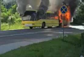 VIDEO U Blažuju izgorio GRAS-ov autobus