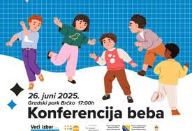 Više desetina beba na prvoj "Konferenciji beba" u Brčkom