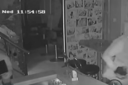 (VIDEO) "Isplivao" snimak filmske pljačke sefa iz kafića u BiH: Poznat je i iznod plijena