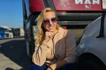 MELISA MUJČINOVIĆ: Hrabra vozačica vozi kamion kako bi djeci osigurala bolje sutra