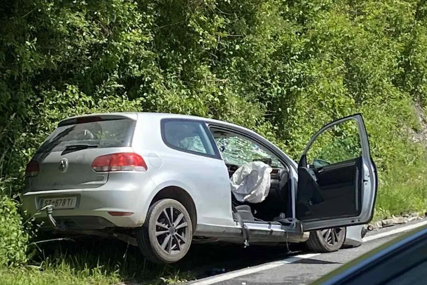 Teška saobraćajna nesreća kod Semizovca, povrijeđene dvije osobe