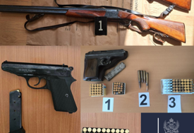 Policija oduzela oružje, municiju i vozilo