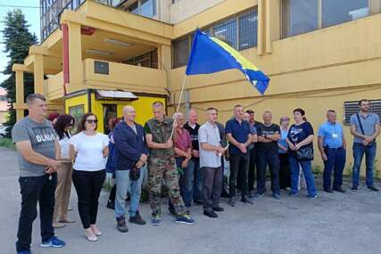 Radnici "Željezare" protestovali zbog izmještanja Carinskog terminala