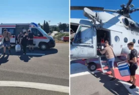 Helikopterom ratnog zrakoplovstva transportovano srce iz Splita u Zagreb