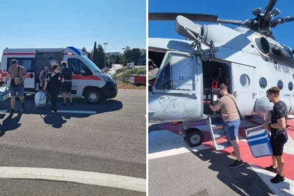 Helikopterom ratnog zrakoplovstva transportovano srce iz Splita u Zagreb