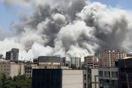 NASTAVLJEN VAZDUŠNI RAT U glavnom gradu Irana odjekuju eksplozije, oblak dima iznad Teherana (VIDEO)
