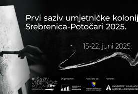 Prvi Saziv umjetničke kolonije Srebrenica – Potočari 2025 otvara se 16. juna