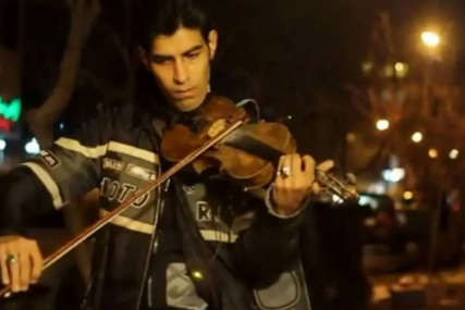 Umjetnost kao otpor: Violinista svirao u centru Teherana dok su padale izraelske bombe
